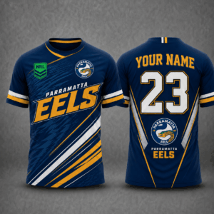 Auspiritmerch Parramatta Eels Premium 2026 T-Shirt Custom Name Gift For Fan