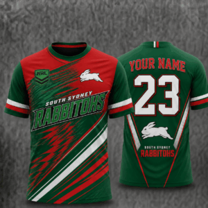 Auspiritmerch South Sydney Rabbitohs Premium 2026 T-Shirt Custom Name Gift For Fan