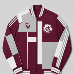 Auspiritmerch Manly Warringah Sea Eagles Baseball Jacket Custom Name & Number Gift For Fan