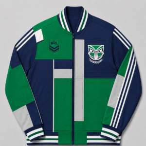 Auspiritmerch New Zealand Warriors Baseball Jacket Custom Name & Number Gift For Fan
