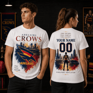 Auspiritmerch Adelaide Crows Supporter T-Shirt Personalized Gift For Fan
