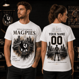 Auspiritmerch Collingwood Magpies Supporter T-Shirt Personalized Gift For Fan