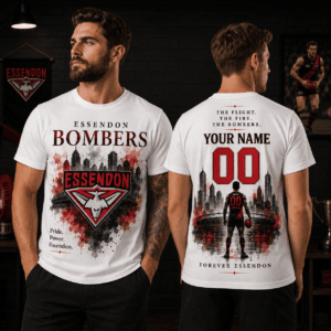 Auspiritmerch Essendon Supporter T-Shirt Personalized Gift For Fan