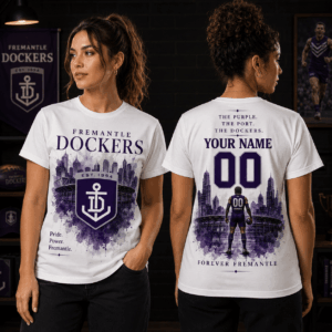 Auspiritmerch Fremantle Dockers Supporter T-Shirt Personalized Gift For Fan