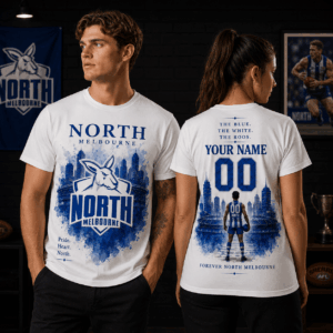 Auspiritmerch North Melbourne Supporter T-Shirt Personalized Gift For Fan