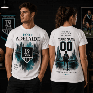 Auspiritmerch Port Adelaide Supporter T-Shirt Personalized Gift For Fan