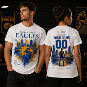 Auspiritmerch West Coast Eagles Supporter T-Shirt Personalized Gift For Fan