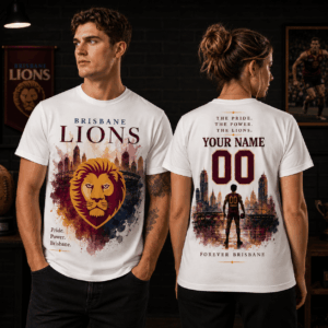 Auspiritmerch Brisbane Lions Supporter T-Shirt Personalized Gift For Fan