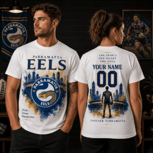 Auspiritmerch Parramatta Eels Supporter T-Shirt Personalized Gift For Fan