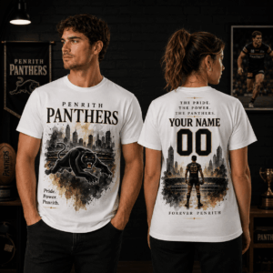 Auspiritmerch Penrith Panthers Supporter T-Shirt Personalized Gift For Fan