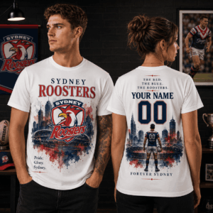 Auspiritmerch Sydney Roosters Supporter T-Shirt Personalized Gift For Fan