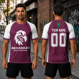 Auspiritmerch Manly Warringah Sea Eagles Unisex T-Shirt Personalized Gift For Fan