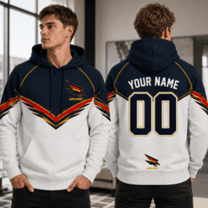 Auspiritmerch Adelaide Crows Hoodie Custom Name Gift For Fan