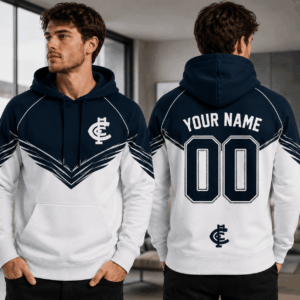 Auspiritmerch Carlton Blues Hoodie Custom Name Gift For Fan