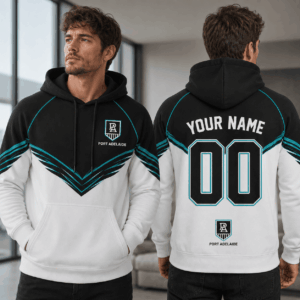 Auspiritmerch Port Adelaide Hoodie Custom Name Gift For Fan