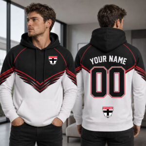 Auspiritmerch St Kilda Saints Hoodie Custom Name Gift For Fan