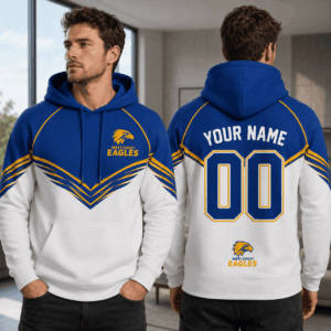 Auspiritmerch West Coast Eagles Hoodie Custom Name Gift For Fan