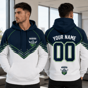 Auspiritmerch Canberra Raiders Hoodie Custom Name Gift For Fan