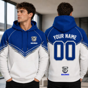 Auspiritmerch Canterbury-Bankstown Bulldogs Hoodie Custom Name Gift For Fan