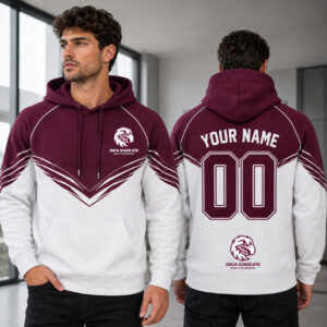 Auspiritmerch Manly Warringah Sea Eagles Hoodie Custom Name Gift For Fan