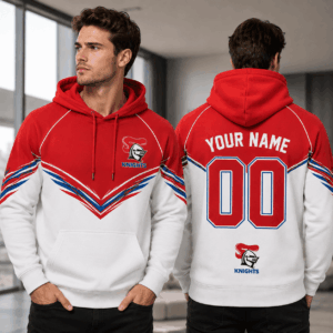 Auspiritmerch Newcastle Knights Hoodie Custom Name Gift For Fan