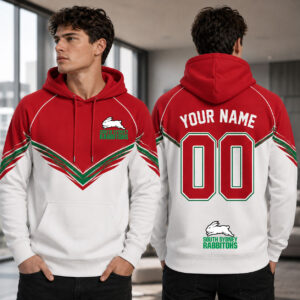 Auspiritmerch South Sydney Rabbitohs Hoodie Custom Name Gift For Fan