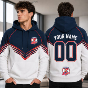 Auspiritmerch Sydney Roosters Hoodie Custom Name Gift For Fan