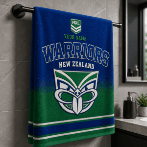 Auspiritmerch New Zealand Warriors Premium Bath/ Beach Towel Personalized Gift For Fan