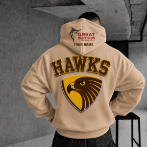 Auspiritmerch Hawthorn Hawks x Great Northern Beer Hoodie Custom Gifts For Fan