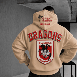 Auspiritmerch St. George Illawarra Dragons x Great Northern Beer Hoodie Custom Gifts For Fan