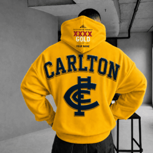 Auspiritmerch Carlton Blues x XXXX Gold Beer Hoodie Custom Gifts For Fan