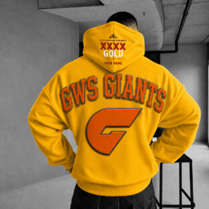 Auspiritmerch GWS Giants x XXXX Gold Beer Hoodie Custom Gifts For Fan