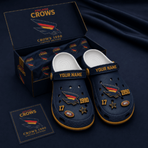 Auspiritmerch Adelaide Crows Clogs Shoes With Charm Comfortable For Men Women and Kids