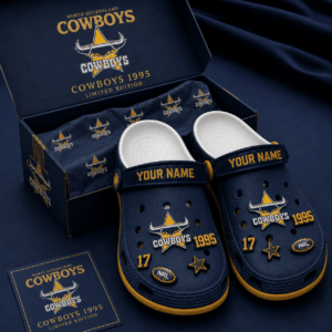 Auspiritmerch North Queensland Cowboys Clogs Shoes With Charm Comfortable For Men Women and Kids