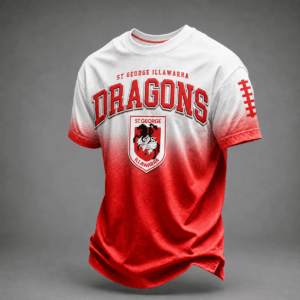 Auspiritmerch St. George Illawarra Dragons Premium T-Shirt Personailzed Gift For Fan