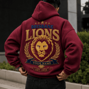 Auspiritmerch Brisbane Lions Premium Hoodie Custom Any Name Gifts For Fan