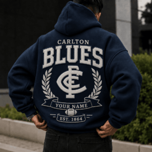 Auspiritmerch Carlton Blues Premium Hoodie Custom Any Name Gifts For Fan