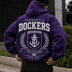 Auspiritmerch Fremantle Dockers Premium Hoodie Custom Any Name Gifts For Fan