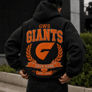Auspiritmerch GWS Giants Premium Hoodie Custom Any Name Gifts For Fan