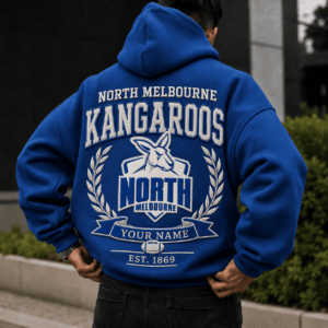 Auspiritmerch North Melbourne Premium Hoodie Custom Any Name Gifts For Fan