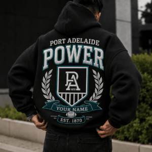 Auspiritmerch Port Adelaide Premium Hoodie Custom Any Name Gifts For Fan