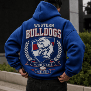 Auspiritmerch Western Bulldogs Premium Hoodie Custom Any Name Gifts For Fan