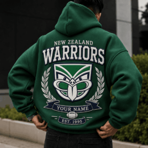 Auspiritmerch New Zealand Warriors Premium Hoodie Custom Any Name Gifts For Fan
