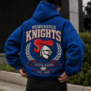 Auspiritmerch Newcastle Knights Premium Hoodie Custom Any Name Gifts For Fan