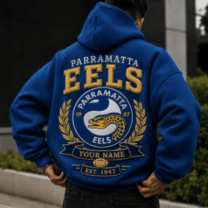 Auspiritmerch Parramatta Eels Premium Hoodie Custom Any Name Gifts For Fan