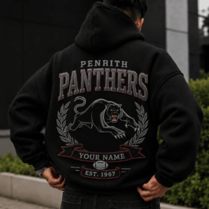 Auspiritmerch Penrith Panthers Premium Hoodie Custom Any Name Gifts For Fan