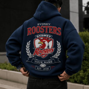 Auspiritmerch Sydney Roosters Premium Hoodie Custom Any Name Gifts For Fan
