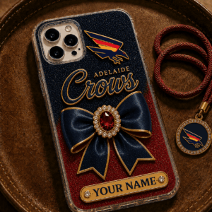 Auspiritmerch Adelaide Crows Phone Case Custom Name Gift For Fan