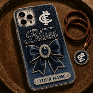Auspiritmerch Carlton Blues Phone Case Custom Name Gift For Fan