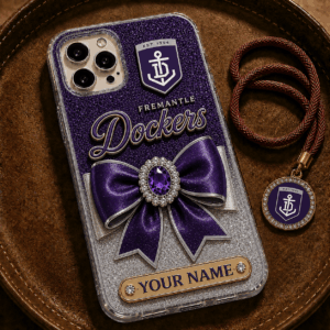 Auspiritmerch Fremantle Dockers Phone Case Custom Name Gift For Fan